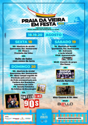 Cartaz Praia da Vieira em Festa 2023 - Vieira de Leiria