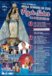 Cartaz Festas em Honra de Nossa Senhora da Guia 2023 - Foz do Sabor