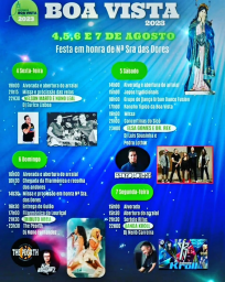 Cartaz Festa de Boa Vista 2023 - Leiria