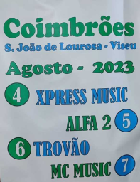 Cartaz Festas de Coimbrões 2023 - Viseu