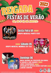 Cartaz Festas de Verão 2023 - Reigada