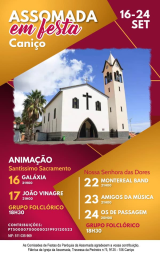 Cartaz Assomada em Festa 2023 - Caniço