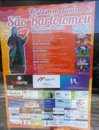 Cartaz Festa em Honra de São Bartolomeu 2023 - Barqueiros