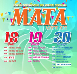 Cartaz Festa de Verão 2023 - Mata