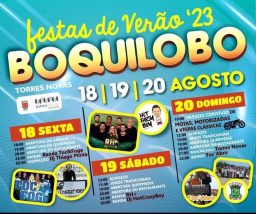 Cartaz Festas de Verão 2023 - Boquilobo
