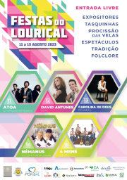 Cartaz Festas do Louriçal 2023 - Pombal