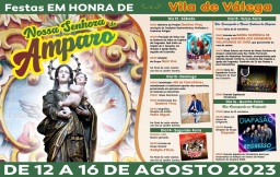 Cartaz Festas em Honra de Nossa Senhora do Amparo 2023 - Vila de Válega