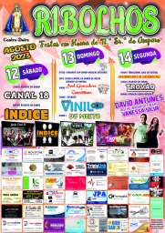 Cartaz Festas em Honra de Nossa Senhora do Amparo 2023 - Ribolhos