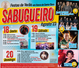 Cartaz Festas de Verão 2023 - Sabugueiro