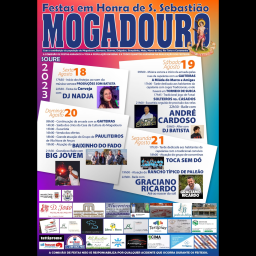 Cartaz Festas em Honra de São Sebastião 2023 - Mogadouro