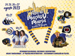 Cartaz Festas de Maças de Dona Maria 2023 - Alvaiázere