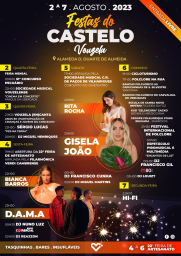 Cartaz Festas do Castelo 2023 - Vouzela