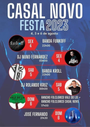 Cartaz Festas de Casal Novo 2023 - Amor