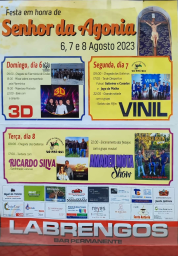 Cartaz Festa em Honra de Senhor da Agonia 2023 - Labrengos