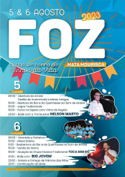 Cartaz Festa em Honra do Senhor da Vida 2023 - Foz