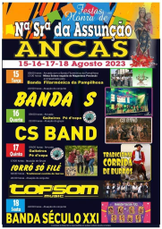 Cartaz Festas em Honra de Nossa Senhora da Assunção 2023 - Ancas