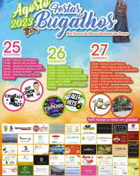 Cartaz Festas de Bugalhos 2023 - Alcanena