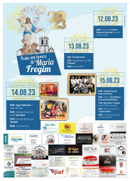 Cartaz Festas em Honra de Santa Maria 2023 - Fregim