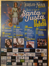 Cartaz Festa em Honra de Santa Justa 2023 - Barcelos