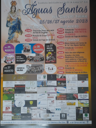 Cartaz Festa em Honra de Nossa Senhora das Águas Santas 2023 - Rio Covo