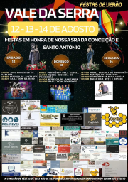 Cartaz Festas de Verão 2023 - Vale da Serra