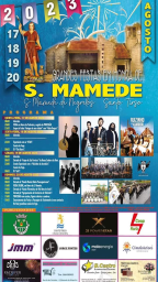 Cartaz Festas em Honra de São Mamede 2023 - Santo Tirso