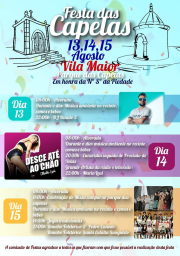 Cartaz Festa das Capelas 2023 - Vila Maior