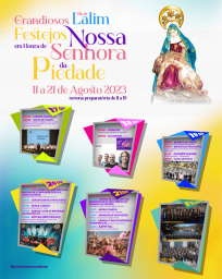 Cartaz Festas em Honra de Nossa Senhora da Piedade 2023 - Lalim