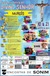 Cartaz Festa em Honra do Divino Senhor 2023 - Murçós