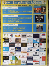Cartaz Festas de Verão 2023 - Gandra