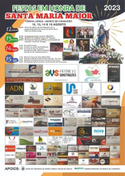 Cartaz Festas em Honra de Santa Maria Maior 2023 - Penha Longa