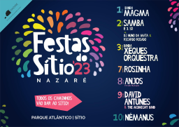 Cartaz Festas do Sítio 2023 - Nazaré