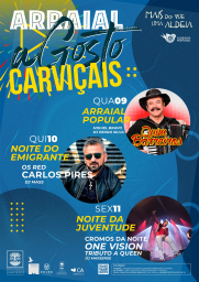 Cartaz Arraial aGOSTO 2023 - Carviçais
