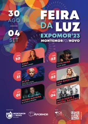 Cartaz Feira da Luz - EXPOMOR 2023 - Montemor o Novo