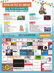 Cartaz Festa da Foz do Arelho 2023 - Caldas da Rainha