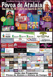 Cartaz Festa de Santo Estêvão 2023 - Póvoa de Atalaia 