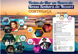 Cartaz Festa em Honra da Nossa Senhora da Nazaré 2023 - Cortegaça