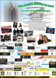 Cartaz Festa de Nossa Senhora das Dores 2023 - Gaiate