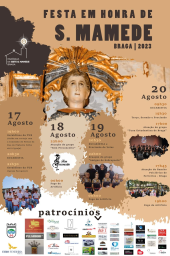 Cartaz Festa em Honra de São Mamede 2023 - Braga