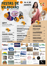 Cartaz Festas de Vilarchão 2023 - Braga