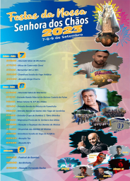 Cartaz Festas da Nossa Senhora dos Chãos 2023 - Paredes
