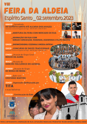 Cartaz Feira da Aldeia 2023 - Espírito Santo