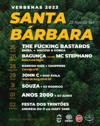 Cartaz Verbenas 2023 - Santa Bárbara
