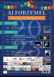 Cartaz Festas de Alforzemel 2023 - Santarém