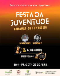 Cartaz Festa da Juventude 2023 - Armamar