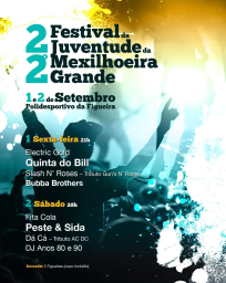 Cartaz Festival da Juventude 2023 - Mexilhoeira Grande