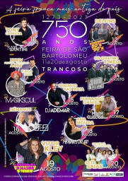 Cartaz Feira de São Bartolomeu 2023 - Trancoso