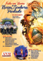 Cartaz Festa em Honra de Nossa Senhora da Piedade 2023 - Lombada
