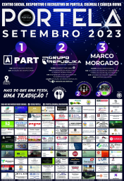 Cartaz Festas da Portela 2023 - Abrantes