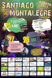 Cartaz Festas de Verão 2023 - Santiago de Montalegre 